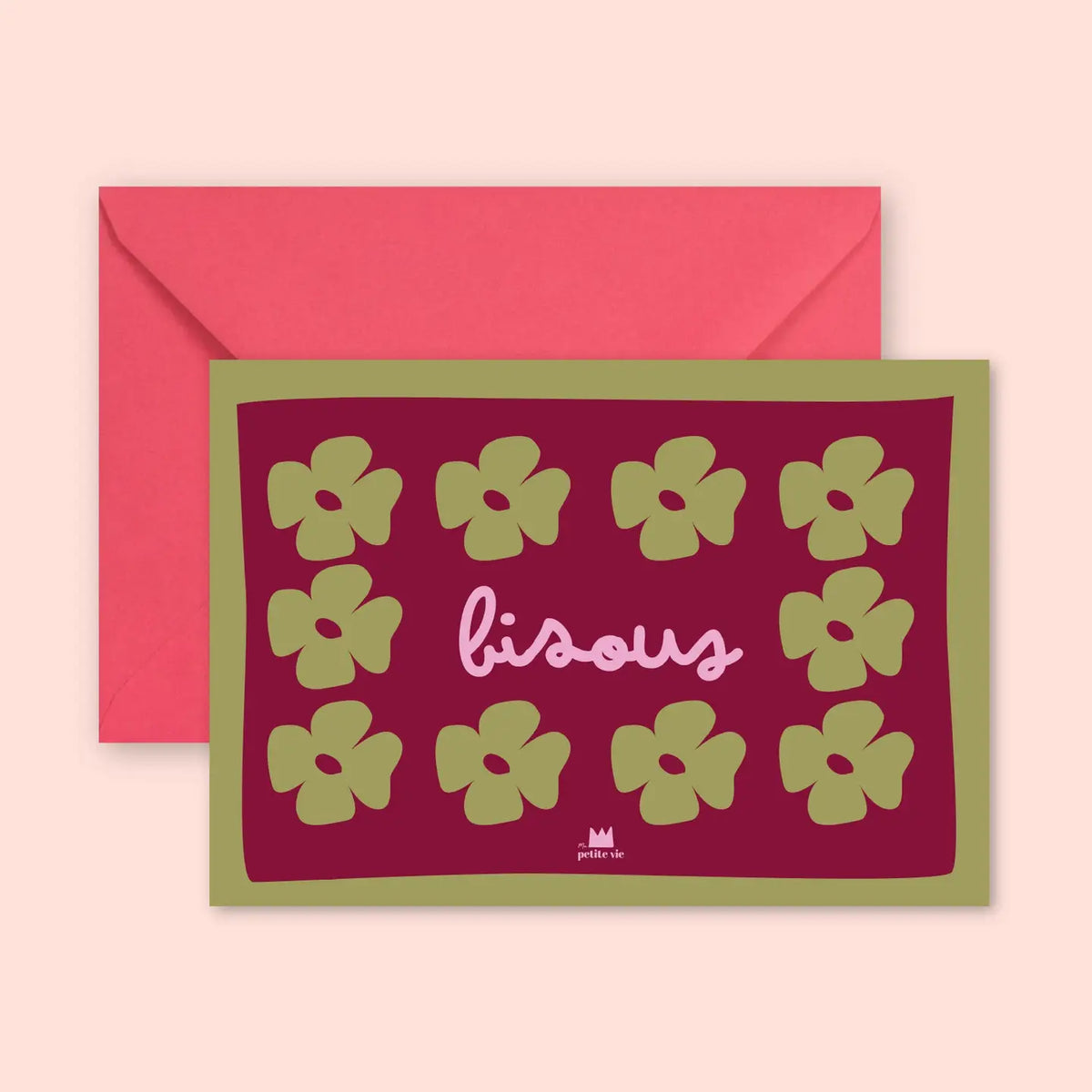 Mini carte Bisous - Ma Petite Vie