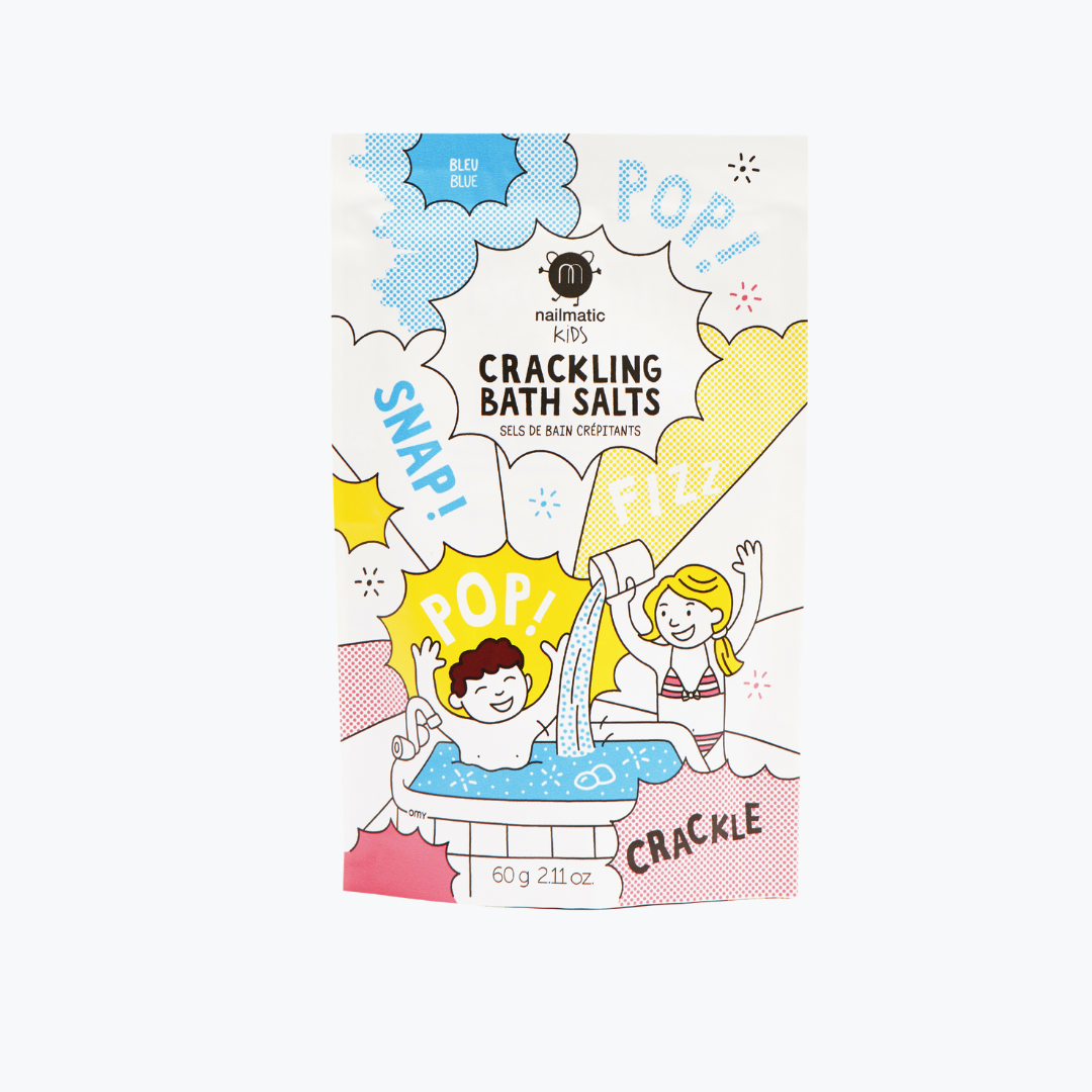 Sels de bain crépitant Bleu - Nailmatic