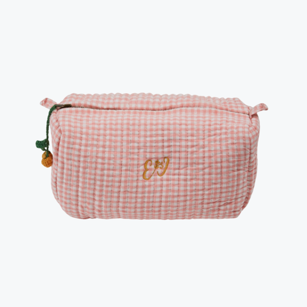 Trousse de toilette vichy - Emile et Ida