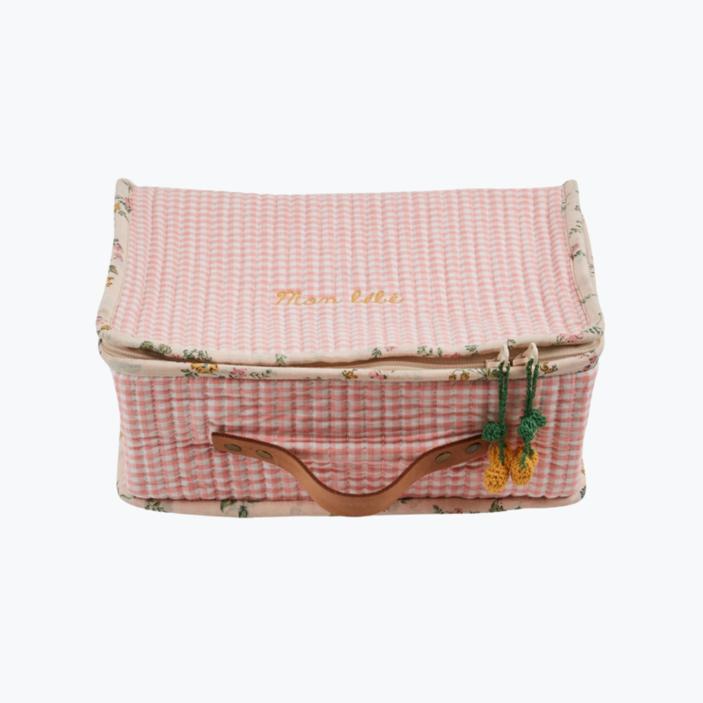 Valise vichy - Emile et Ida