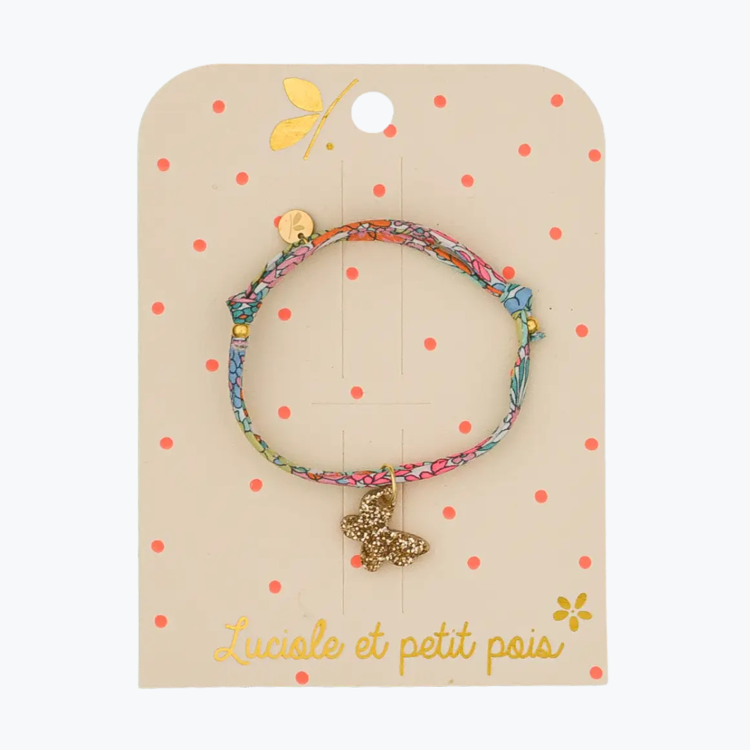 Bracelet Liberty Papillon - Luciole et Petit Pois