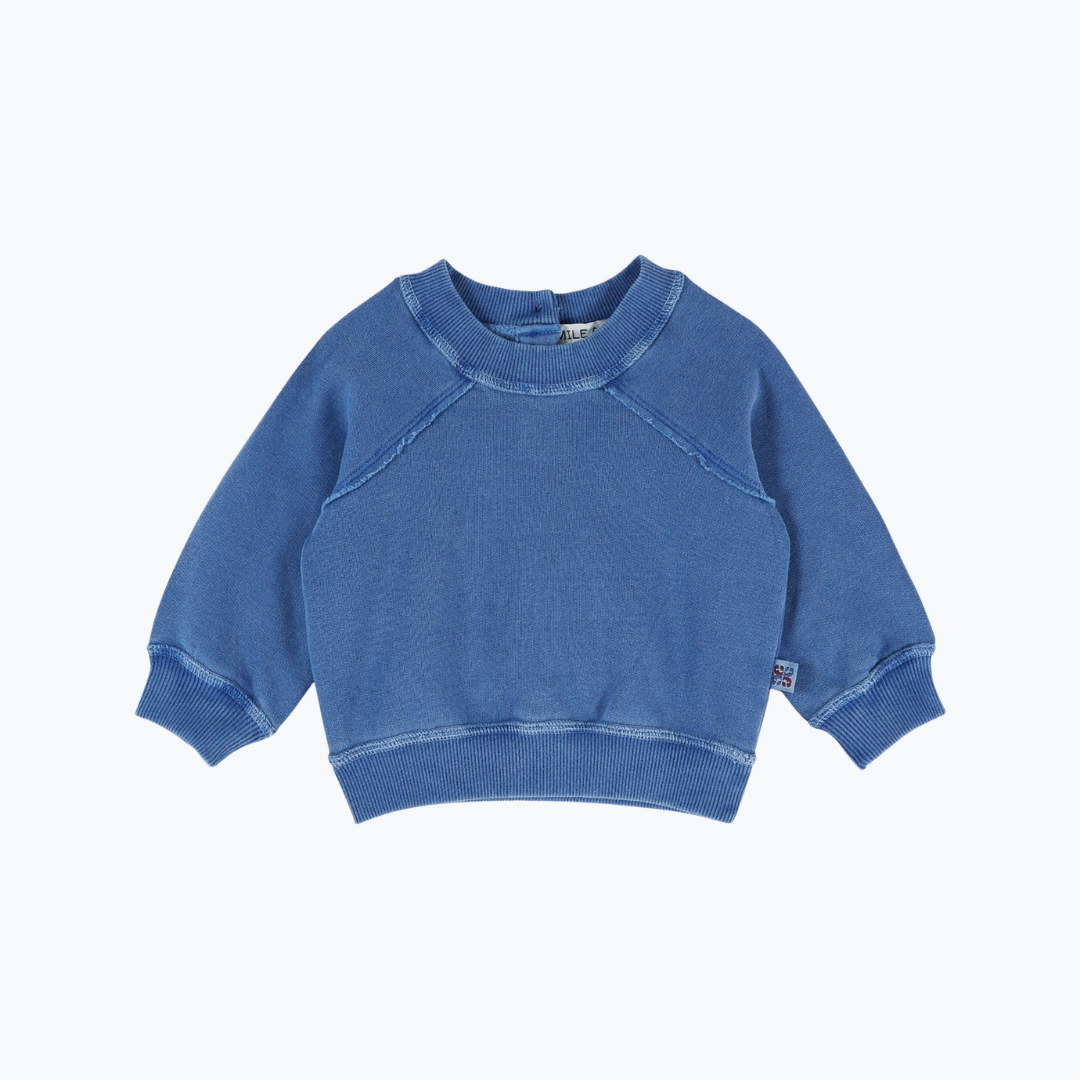 Sweat bleu Libellule - Emile et Ida