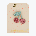 Broche Cerise - Luciole et Petit Pois