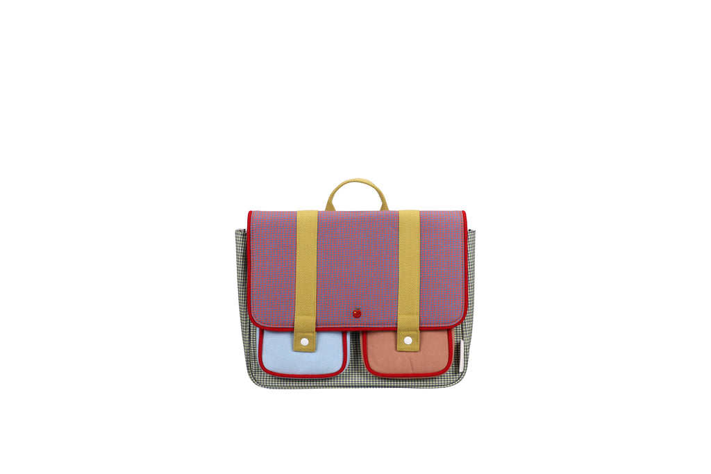 Cartable Gingham midnight - Sticky Lemon