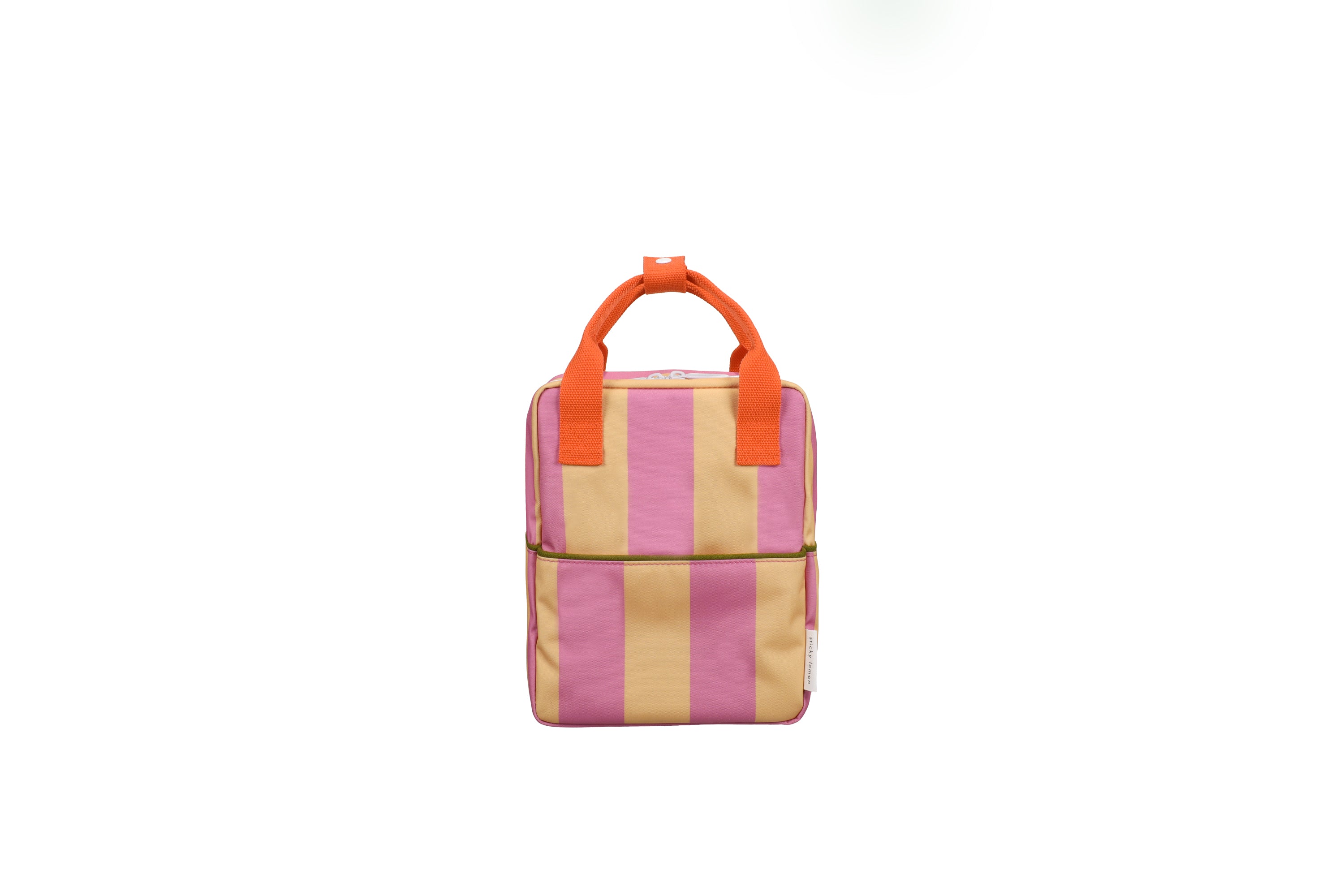 Sac à dos petit rayures Rosebay pink et apple juice - Sticky Lemon