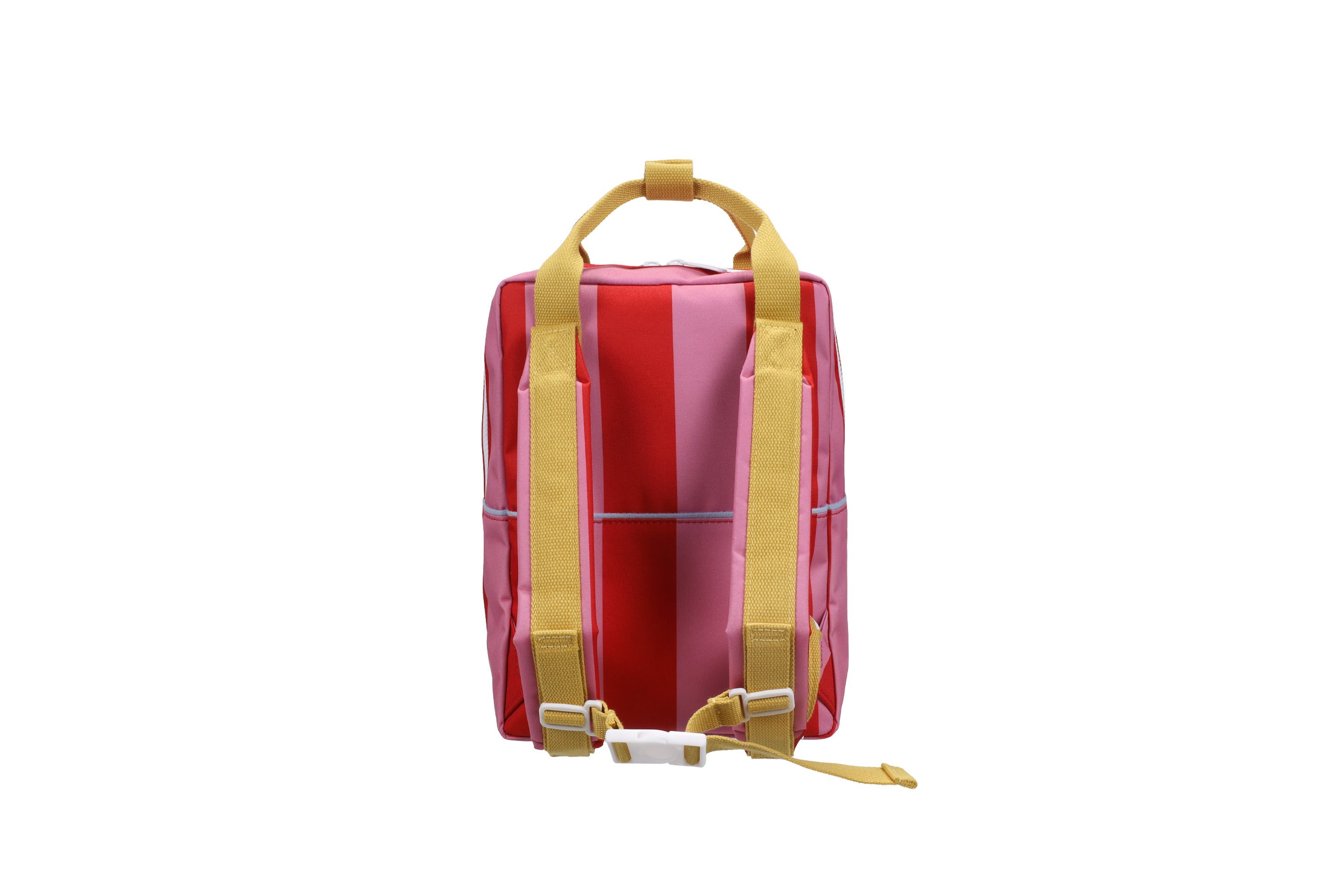 Sac à dos moyen rayures Red apple et Rosebay pink - Sticky Lemon