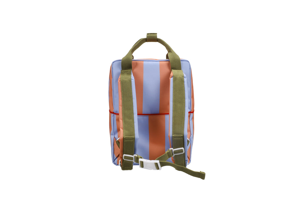 Sac à dos moyen rayures Cloud blue et Maple whirl - Sticky Lemon