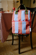 Sac à dos moyen rayures Cloud blue et Maple whirl - Sticky Lemon