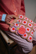 Sac crochet Flower campfire orange - Sticky Lemon