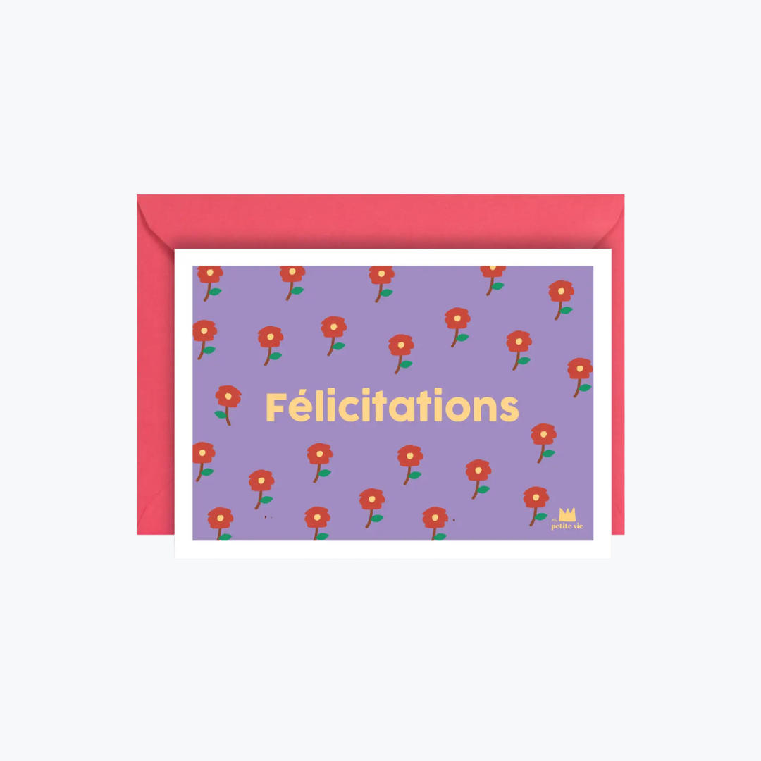 Carte Félicitation - Ma Petite Vie