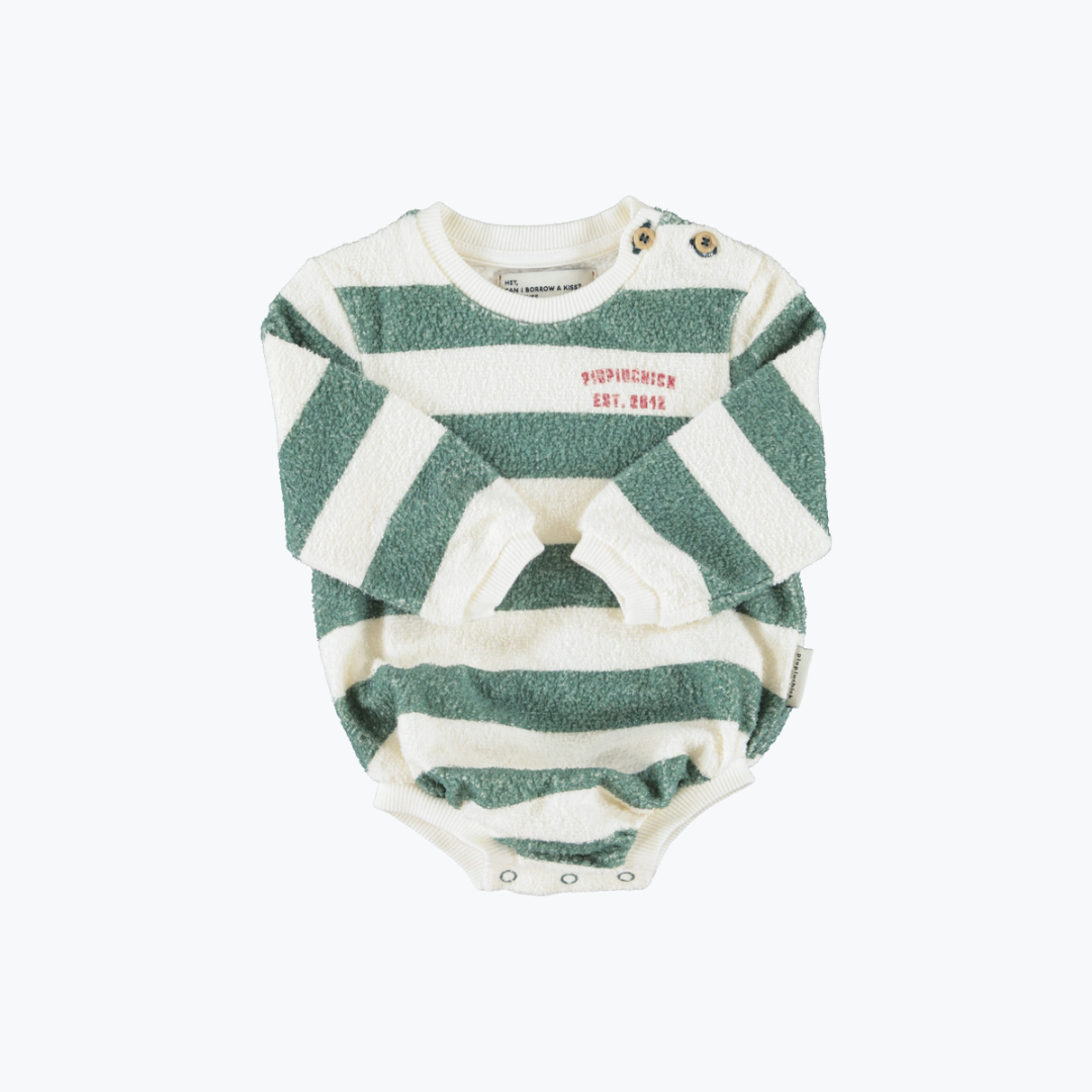 Combinaison marinière verte - Piupiuchick