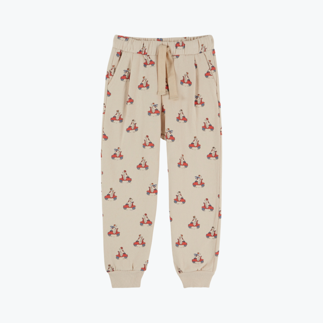 Jogger imprime molleton Grand dog farine - Emile et Ida