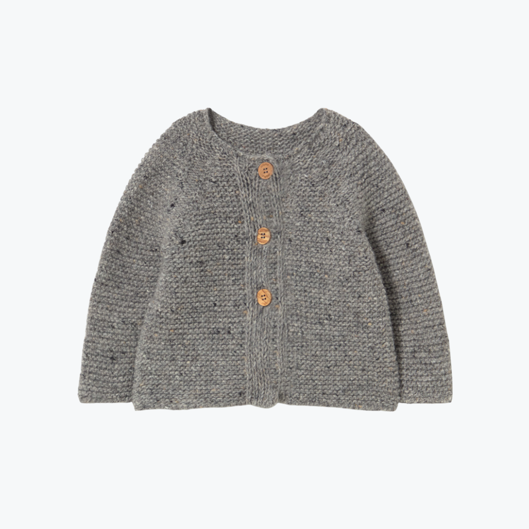 Gilet tricoté gris Rio - Cozmo