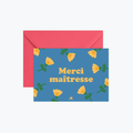 Carte Merci Maitresse - Ma Petite Vie