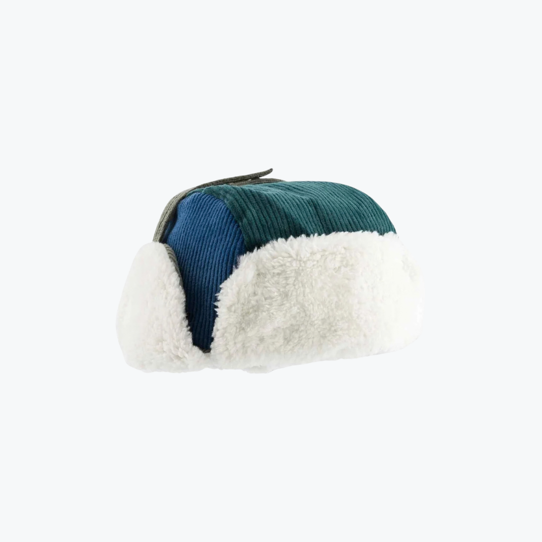 Chapka Tricolore Velours Amour Fou - Vert - Chamaye