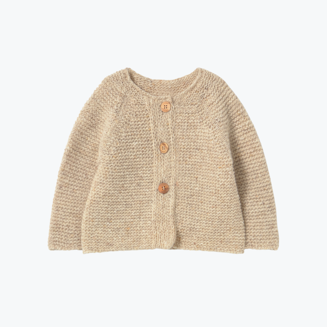 Gilet tricoté Beige Rio - Cozmo