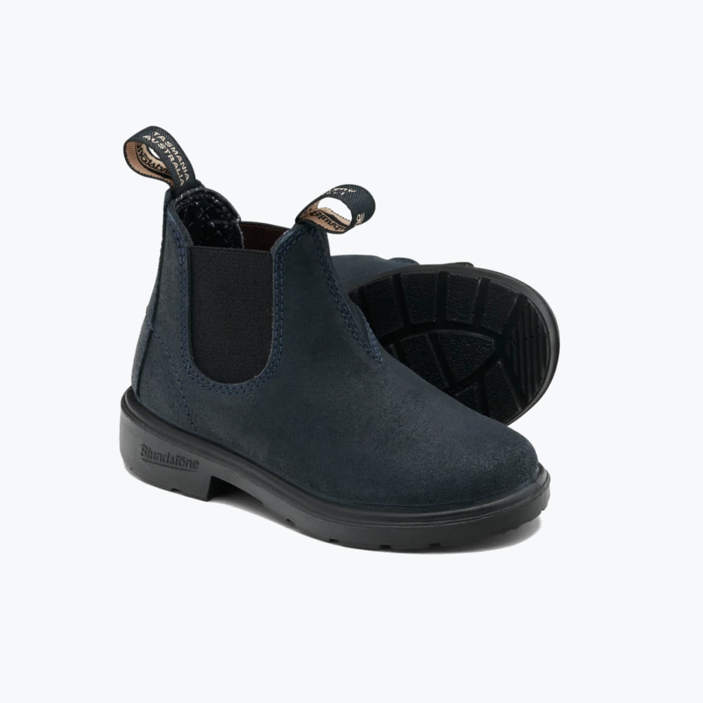 Boots Chelsea - Suede Navy - Blundstone