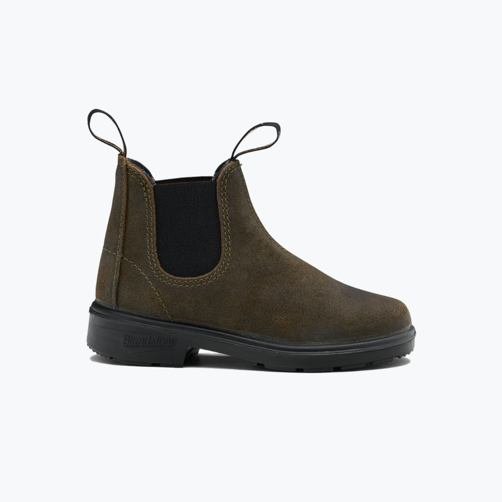 Boots Chelsea - Suede Olive - Blundstone