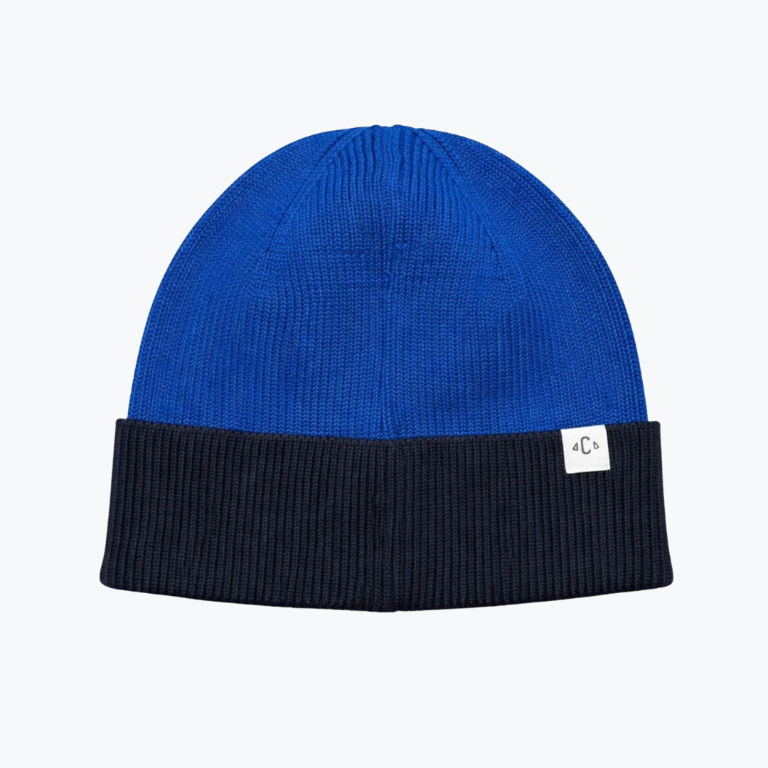 Bonnet Bicolore High Five - Bleu - Chamaye