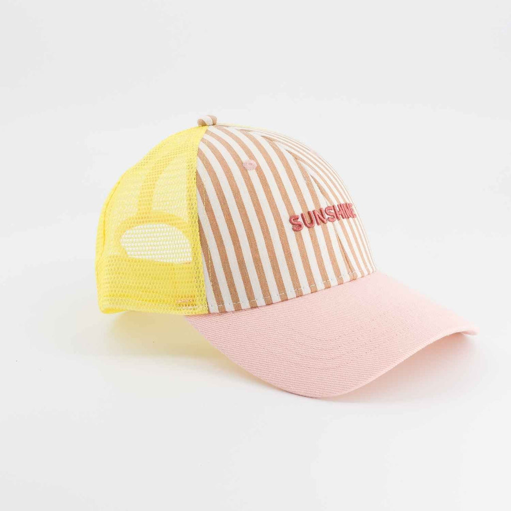 Casquette trucker rayée Sunshine - Chamaye