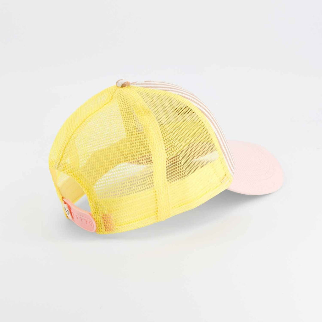 Casquette trucker rayée Sunshine - Chamaye