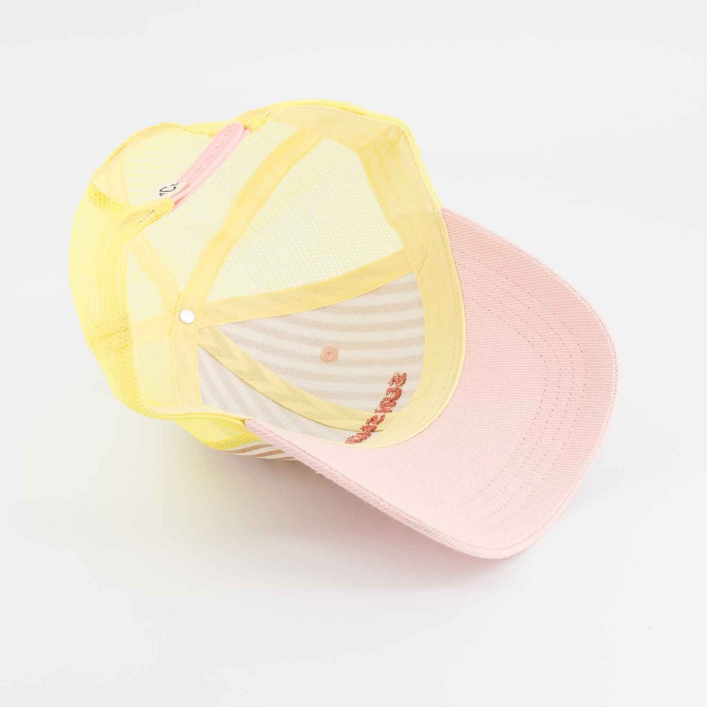 Casquette trucker rayée Sunshine - Chamaye