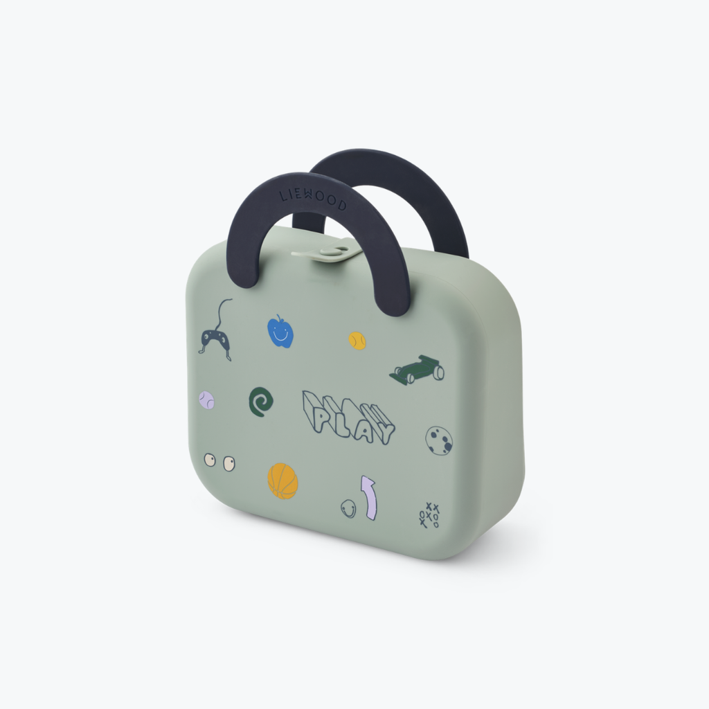 Boîte repas pliable Elara - Play Dusty Peppermint - LIEWOOD