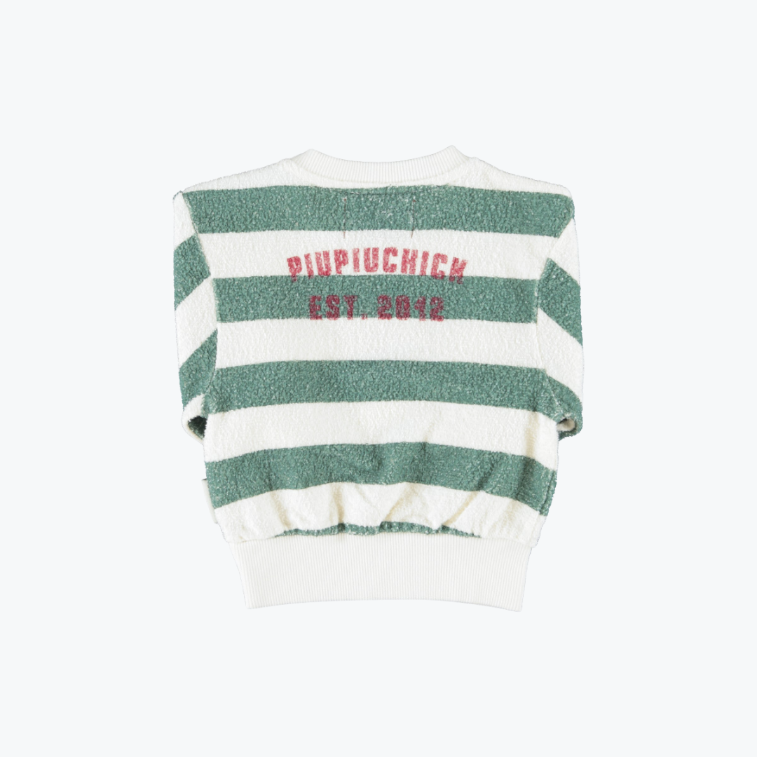 Sweat marinière verte - Piupiuchick