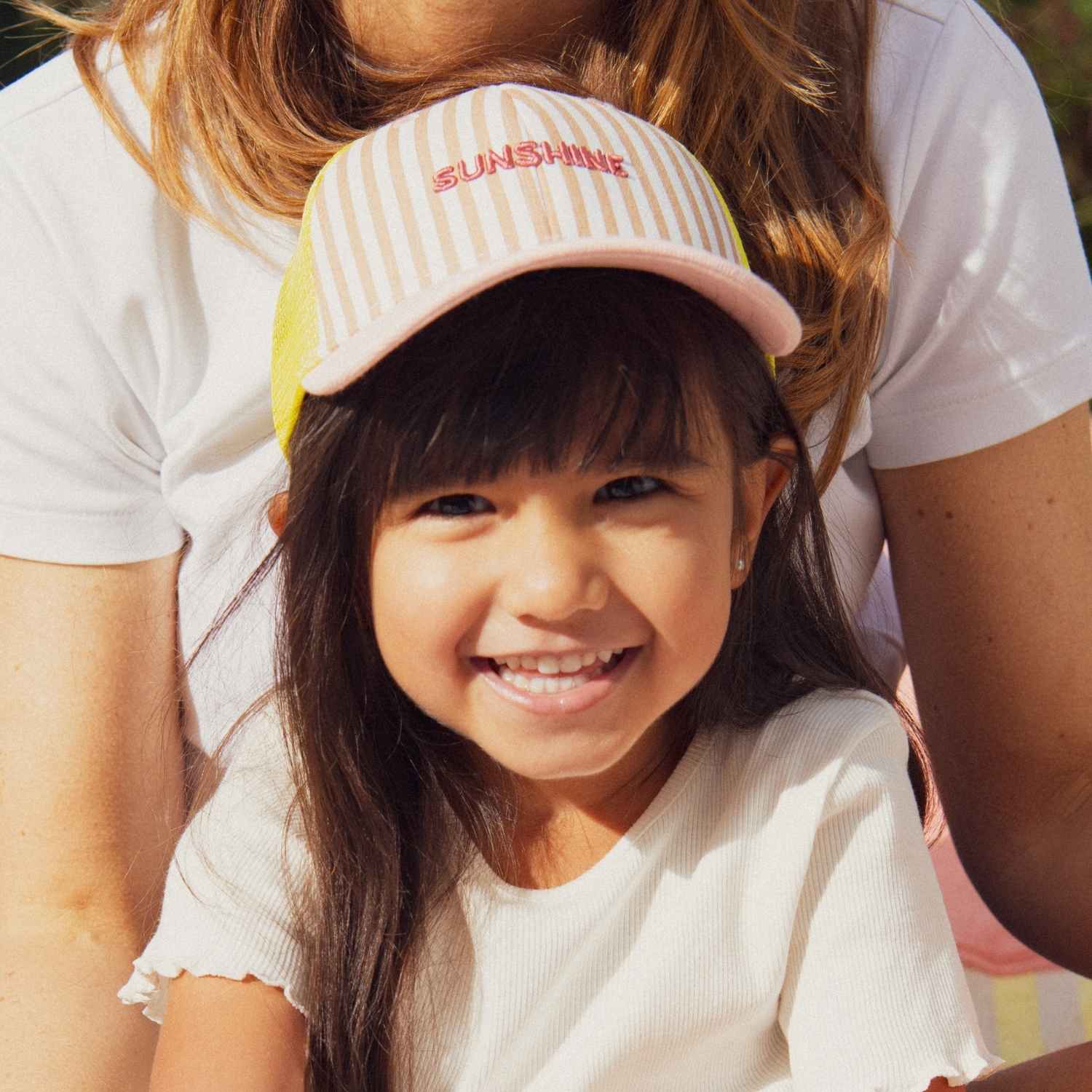 Casquette trucker rayée Sunshine - Chamaye