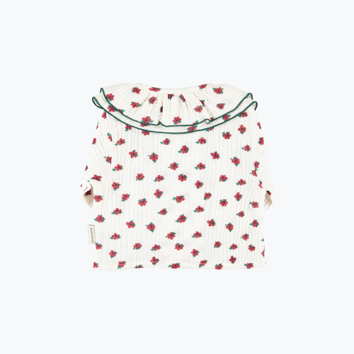 Blouse à double col fleurs - Piupiuchick