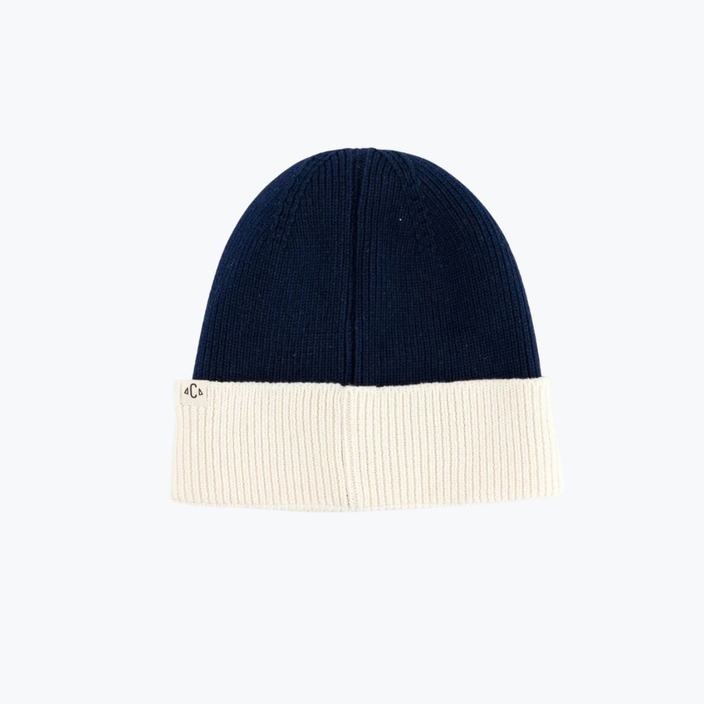 Bonnet Bicolore Take it Easy - Bleu - Chamaye