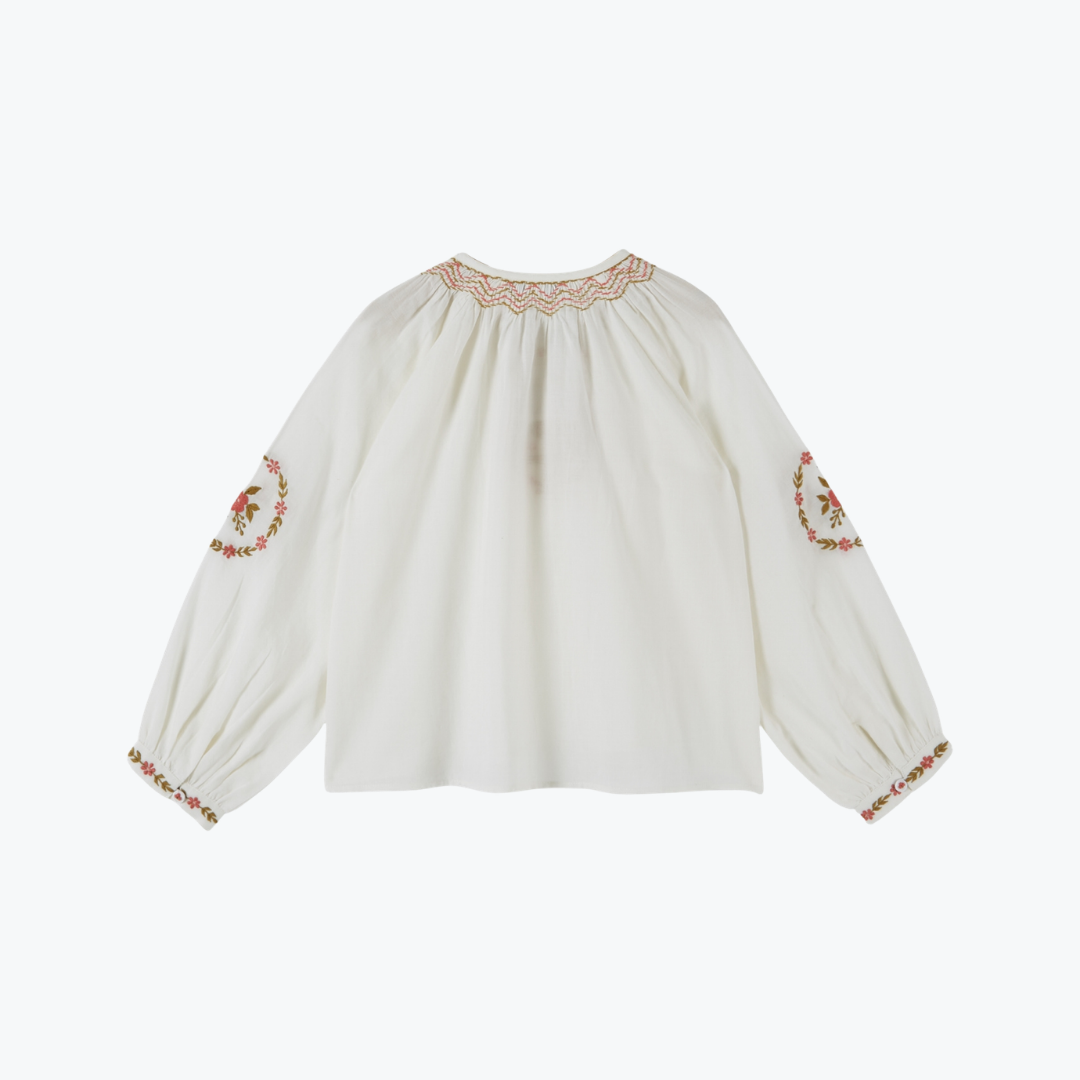 Blouse ethnique Ecru - Emile et Ida