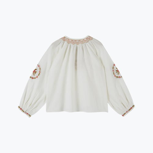 Blouse ethnique Ecru - Emile et Ida