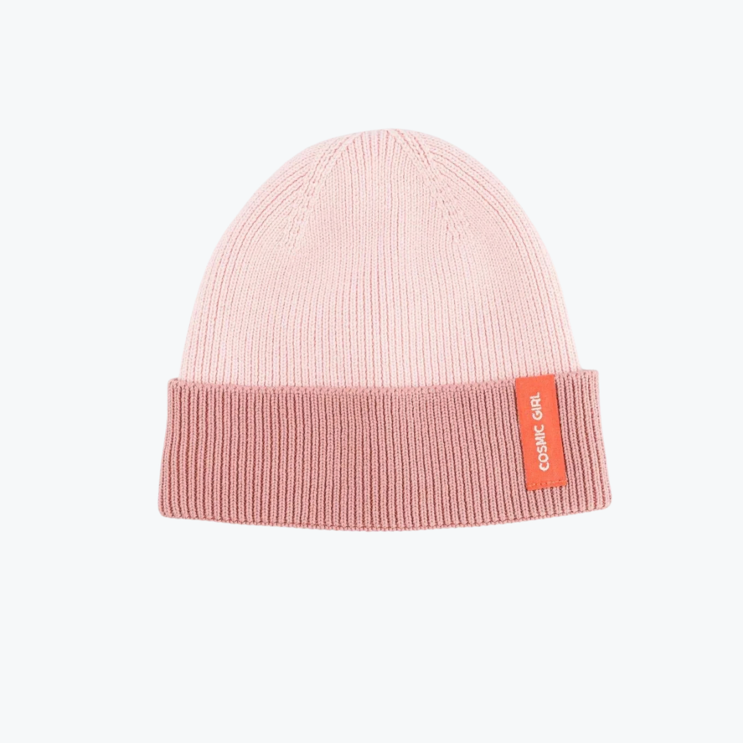 Bonnet Bicolore Cosmic Girl - Rose - Chamaye
