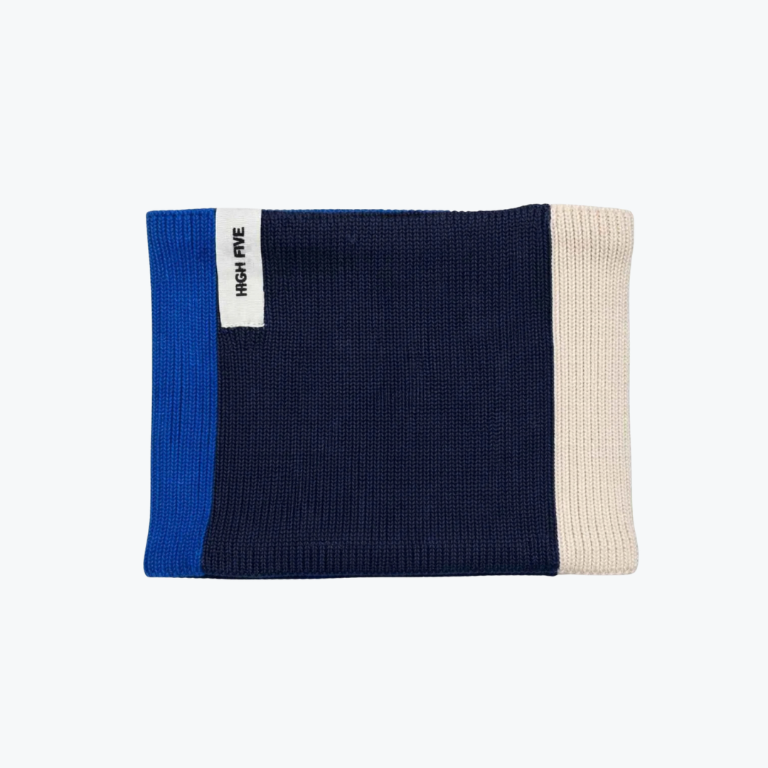 Snood Tricolore - Bleu - Chamaye