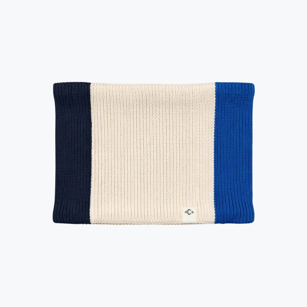 Snood Tricolore - Bleu - Chamaye