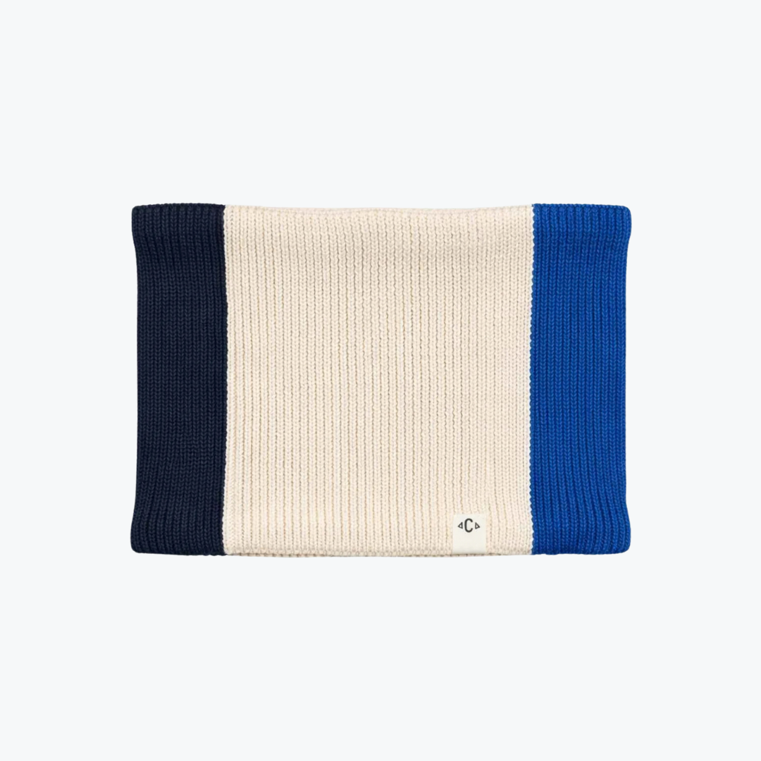 Snood Tricolore - Bleu - Chamaye