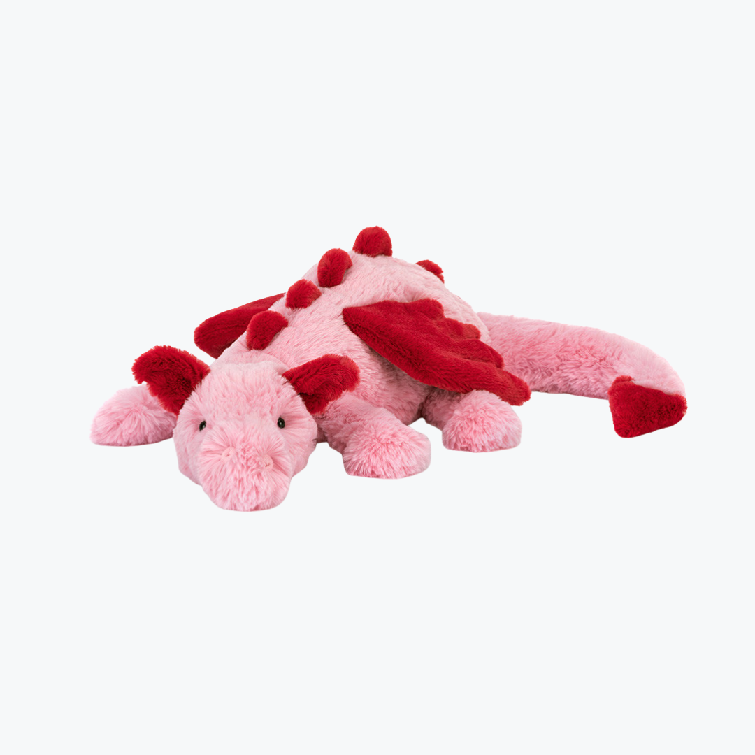 Dragon rose et rouge - Jelly Cat