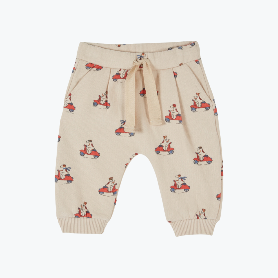 Jogger imprime molleton Grand dog farine - Emile et Ida