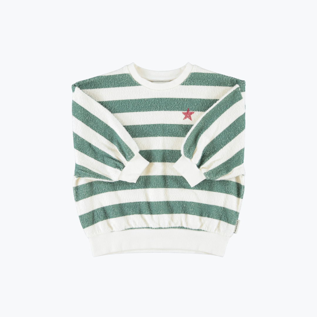 Sweat marinière verte - Piupiuchick