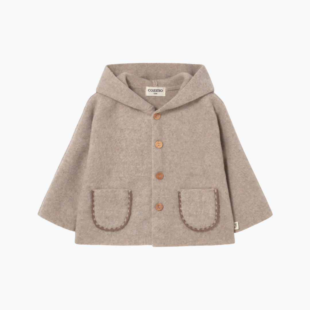 Veste bambou beige Nadir - Cozmo