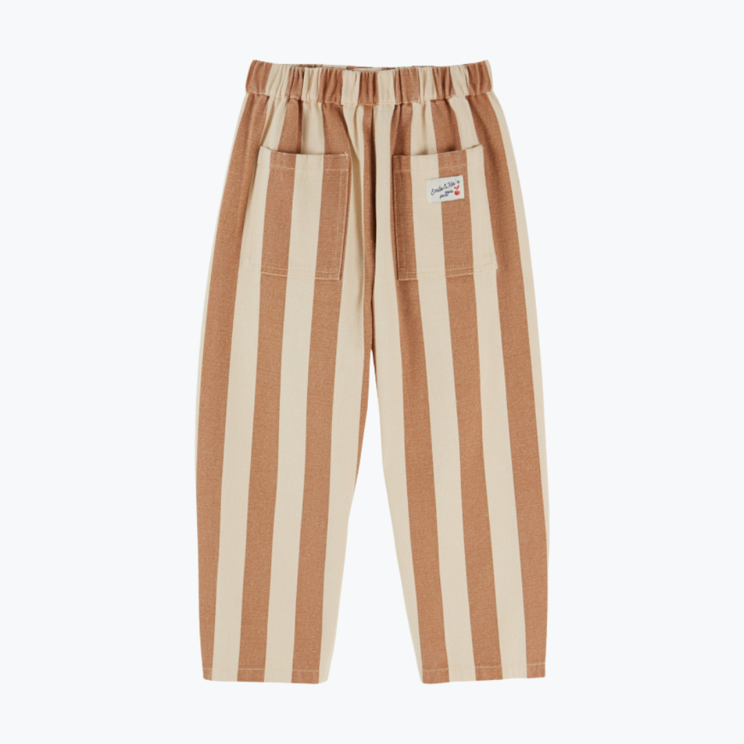 Pantalon Rayure farine - Emile et Ida