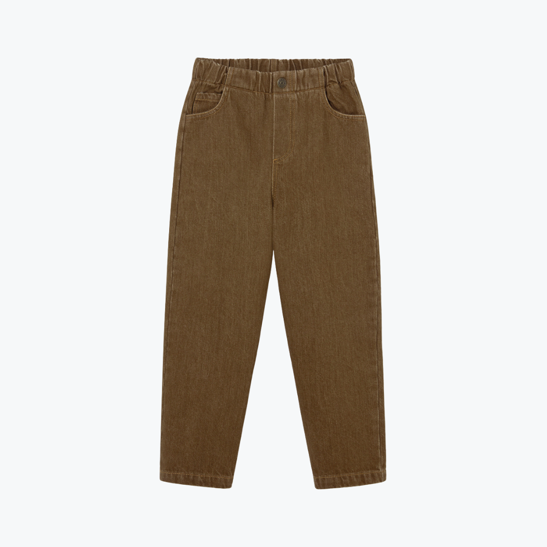 Pantalon denim marron Texas - Cozmo