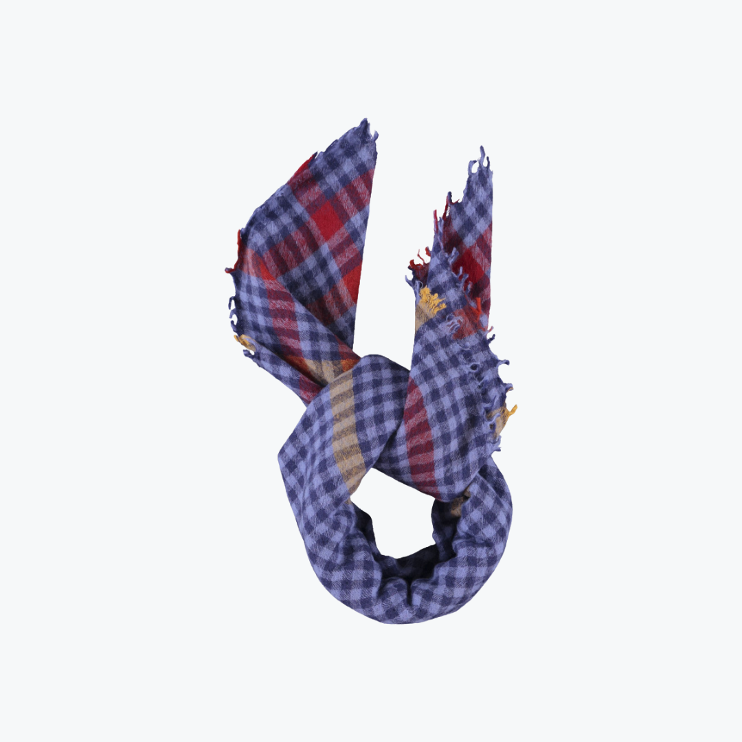 Foulard damier violet - Piupiuchick