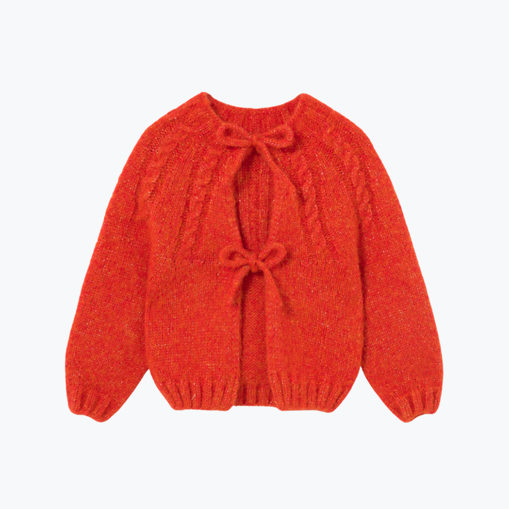 Cardigan orange Loira - Cozmo