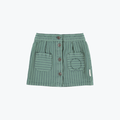 Jupe courte rayures vertes - Piupiuchick