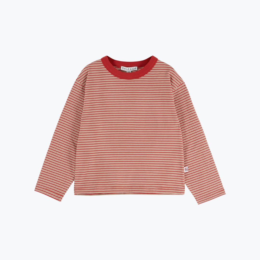 T-shirt Rayures feu - Emile et Ida