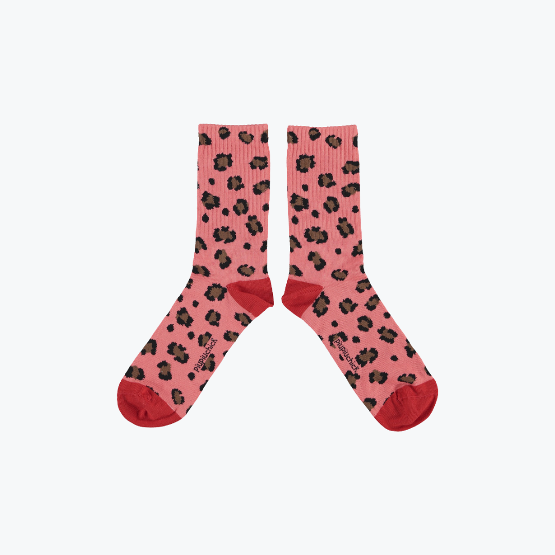 Chaussettes léopard rose - Piupiuchick