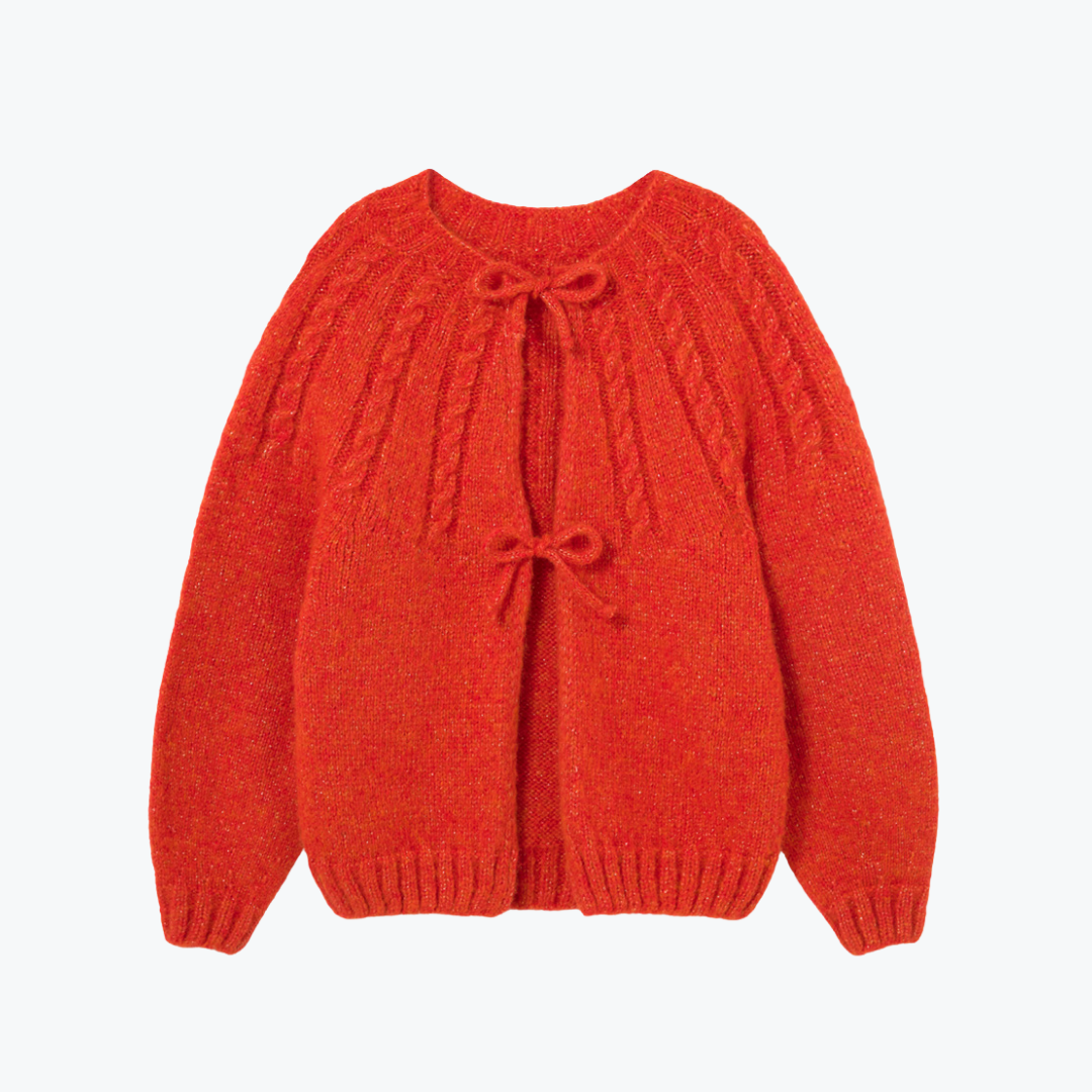 Cardigan orange Loira - Cozmo
