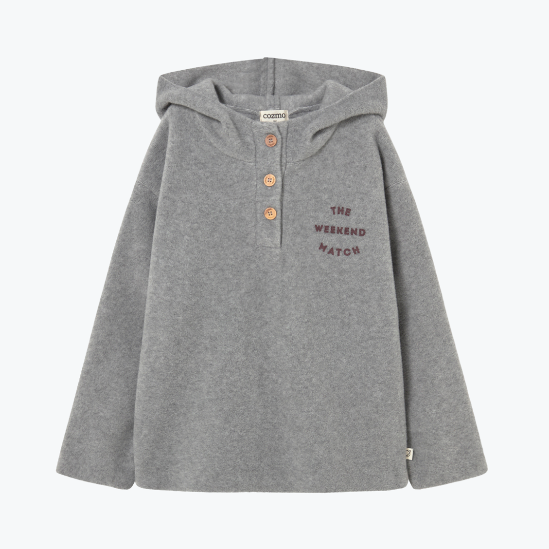 Sweat bambou gris Soporo - Cozmo